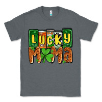 Charcoal Heather St. Patrick's lucky mama Classic Tee - OliviaCreatesArt