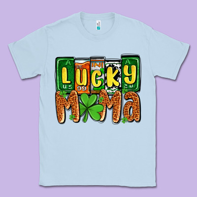 St. Patrick's Lucky Mama Classic Tee Designed By Oliviacreatesart