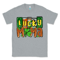 Heather Grey St. Patrick's lucky mama Classic Tee - OliviaCreatesArt