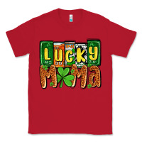 Red St. Patrick's lucky mama Classic Tee - OliviaCreatesArt