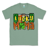 Sage St. Patrick's lucky mama Classic Tee - OliviaCreatesArt