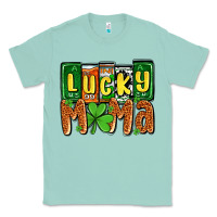 Seafoam St. Patrick's lucky mama Classic Tee - OliviaCreatesArt