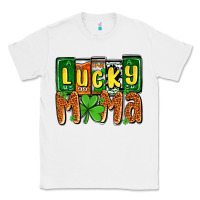 White St. Patrick's lucky mama Classic Tee - OliviaCreatesArt