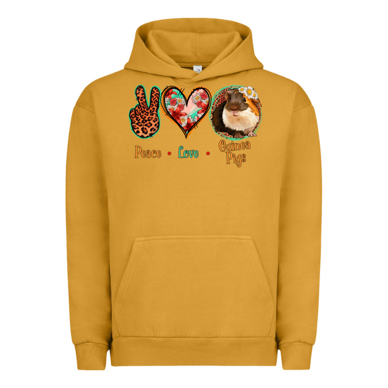 Peace Love Guinea Pigs Urban Hoodie by Jasminsmagicworld | Teevron
