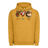 Pigment Peanut Butter Peace Love Guinea Pigs Urban Hoodie - Jasminsmagicworld