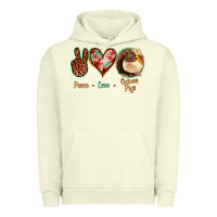 Pigment Pistachio Peace Love Guinea Pigs Urban Hoodie - Jasminsmagicworld