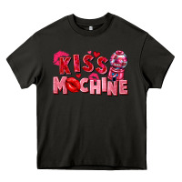Asphalt Kiss machine Valentine's Day Heavy Core Tee - FaDigitalArtStudio