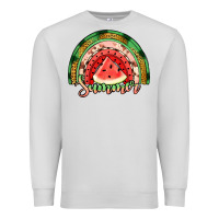Dove Grey watermelon summer rainbow Premium Sweatshirt - Jasminsmagicworld