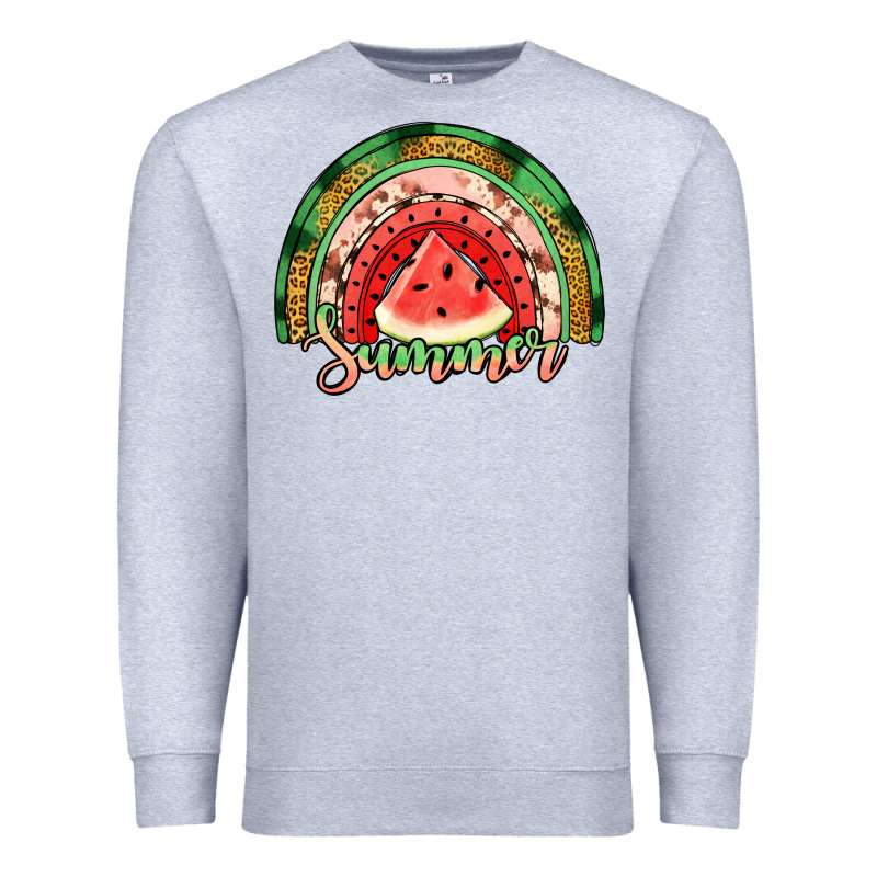 Watermelon Summer Rainbow Premium Sweatshirt by Jasminsmagicworld | Teevron