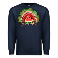Navy watermelon summer rainbow Premium Sweatshirt - Jasminsmagicworld