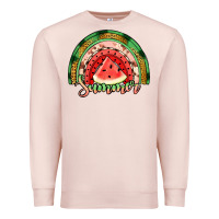 Pale Pink watermelon summer rainbow Premium Sweatshirt - Jasminsmagicworld