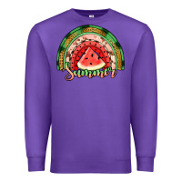 Purple watermelon summer rainbow Premium Sweatshirt - Jasminsmagicworld