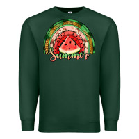 Sports Green watermelon summer rainbow Premium Sweatshirt - Jasminsmagicworld
