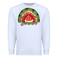 White watermelon summer rainbow Premium Sweatshirt - Jasminsmagicworld