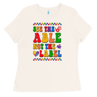 Bone see the able not the label Ladies Tee - CowhideDigitalArt