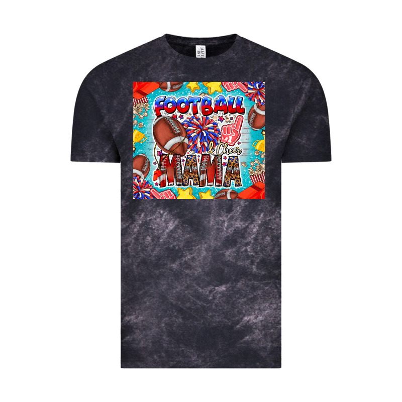 Football Mama Vintage Tee by CowhideDigitalArt | Teevron