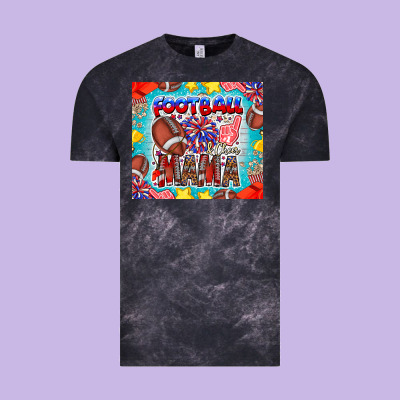 Football Mama Vintage Tee Designed By Cowhidedigitalart
