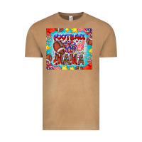 Vintage Camel Football Mama Vintage Tee - CowhideDigitalArt