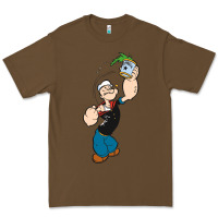 Cacao Popeye Spinach Retro Mens Funny Premium Tee - artisFamous