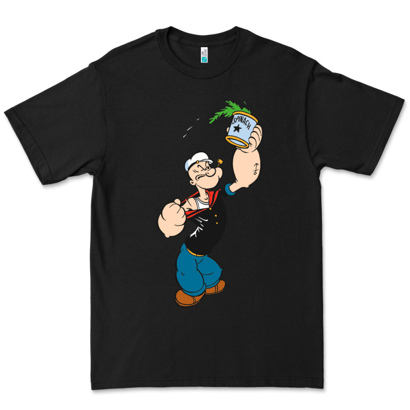 Popeye Spinach Retro Mens Funny Premium Tee by artisFamous | Teevron