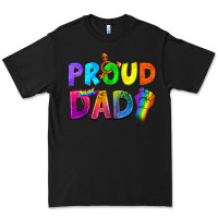 Black Western Proud Dad Premium Tee - BundleAndBundleShop