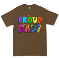 Cacao Western Proud Dad Premium Tee - BundleAndBundleShop
