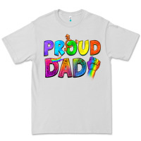Dove Grey Western Proud Dad Premium Tee - BundleAndBundleShop