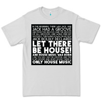 Dove Grey Let there be house music Premium Tee - artisFamous
