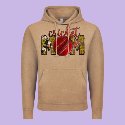 Cricket Mom Vintage Hoodie Designed By Racoondesign