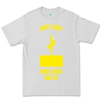 Dove Grey just a boy who loves ballet Premium Tee - artisFamous