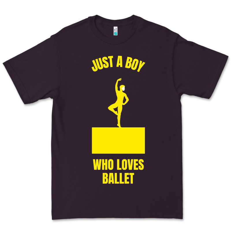 Just A Boy Who Loves Ballet Premium Tee by artisFamous | Teevron