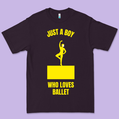Just A Boy Who Loves Ballet Premium Tee Designed By Artisfamous