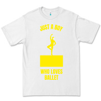 White just a boy who loves ballet Premium Tee - artisFamous