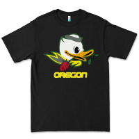 Black throwback oregon Premium Tee - artisFamous