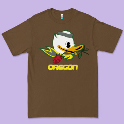 Throwback Oregon Premium Tee Designed By Artisfamous