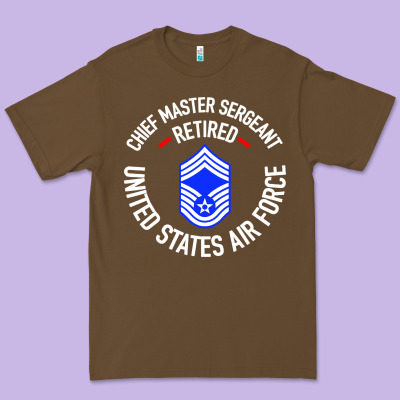 Chief Master Sergeant Retired Premium Tee Designed By Artisfamous