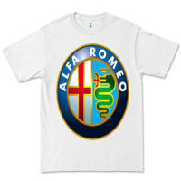 White alfa racing big merch Premium Tee - artisFamous