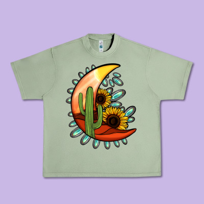 Desert Moon Urban Heavy Tee Designed By Jasminsmagicworld