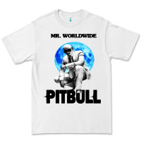 White merch mr worldwide pit bull Premium Tee - artisFamous
