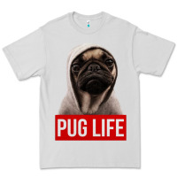 Dove Grey pug life Premium Tee - artisFamous