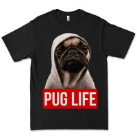 Black pug life Premium Tee - artisFamous