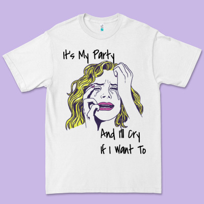 It's My Party And I'll Cry If I Want To Happy Christmas Premium Tee Designed By Artisfamous