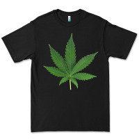 Black Weed leaf Premium Tee - artisFamous