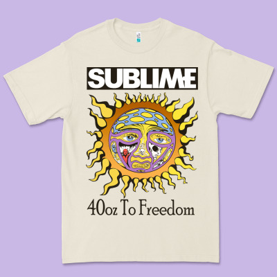 Sunflower Sublime 40oz To Freedom Premium Tee Designed By Artisfamous