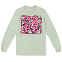 Matcha hope breast cancer awareness ribbon Long Sleeve Tee - LillyAllenDesigns