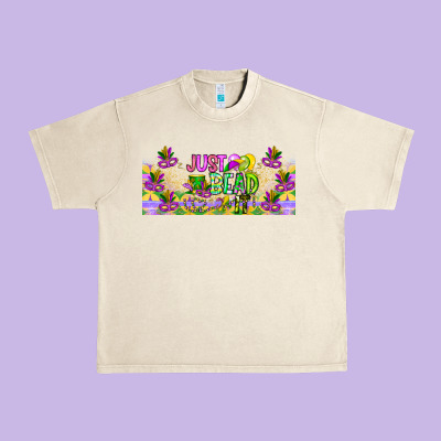 Just Bead Urban Heavy Tee Designed By Cowhidedigitalart