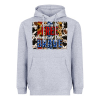 Heather Grey land of the free  th of july brushstroke Heavyweight Hoodie - Jasminsmagicworld