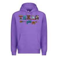 Purple texas girl serape turquoise leopard cowhide arrow Premium Hoodie - Artiststas