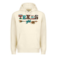 Sandshell texas girl serape turquoise leopard cowhide arrow Premium Hoodie - Artiststas