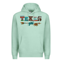 Seafoam texas girl serape turquoise leopard cowhide arrow Premium Hoodie - Artiststas